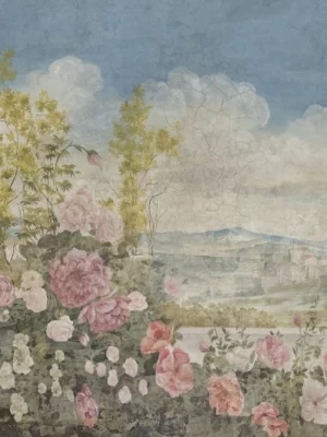 Les roses de Santa Giulia Couleur décor vieilli et patiné